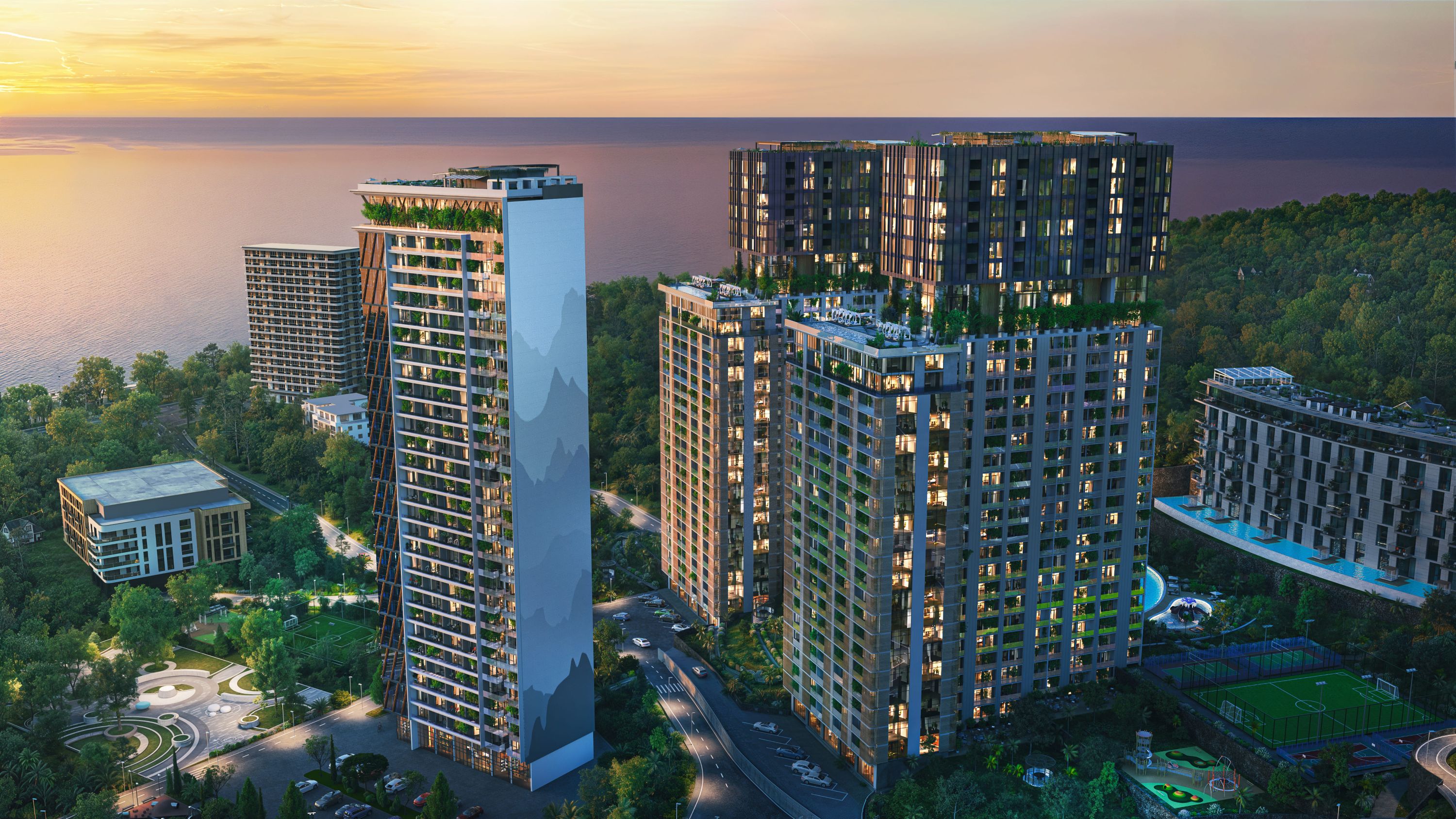 Aparthotels in Batumi with Sea Views