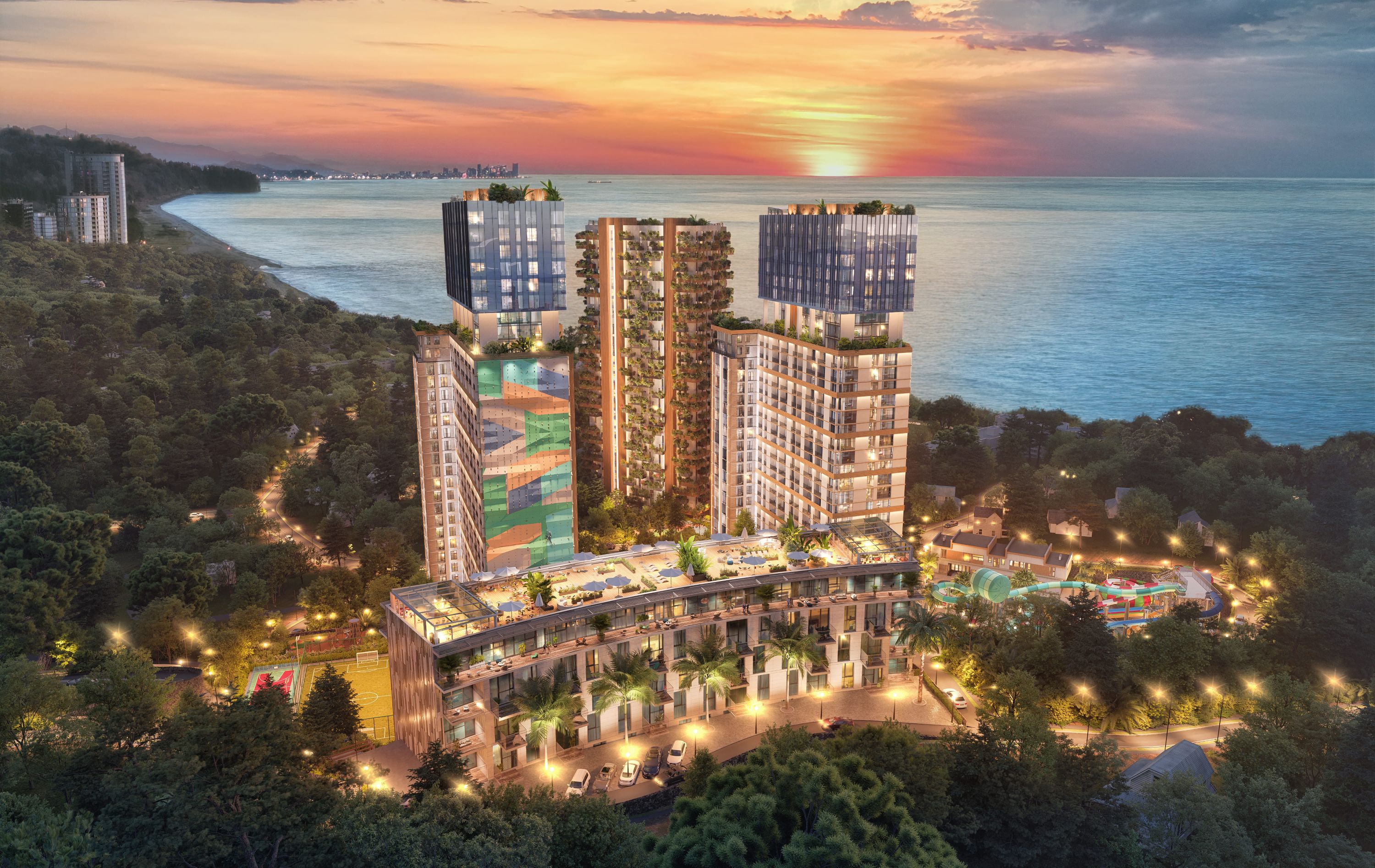 Aparthotels in Batumi with Sea Views