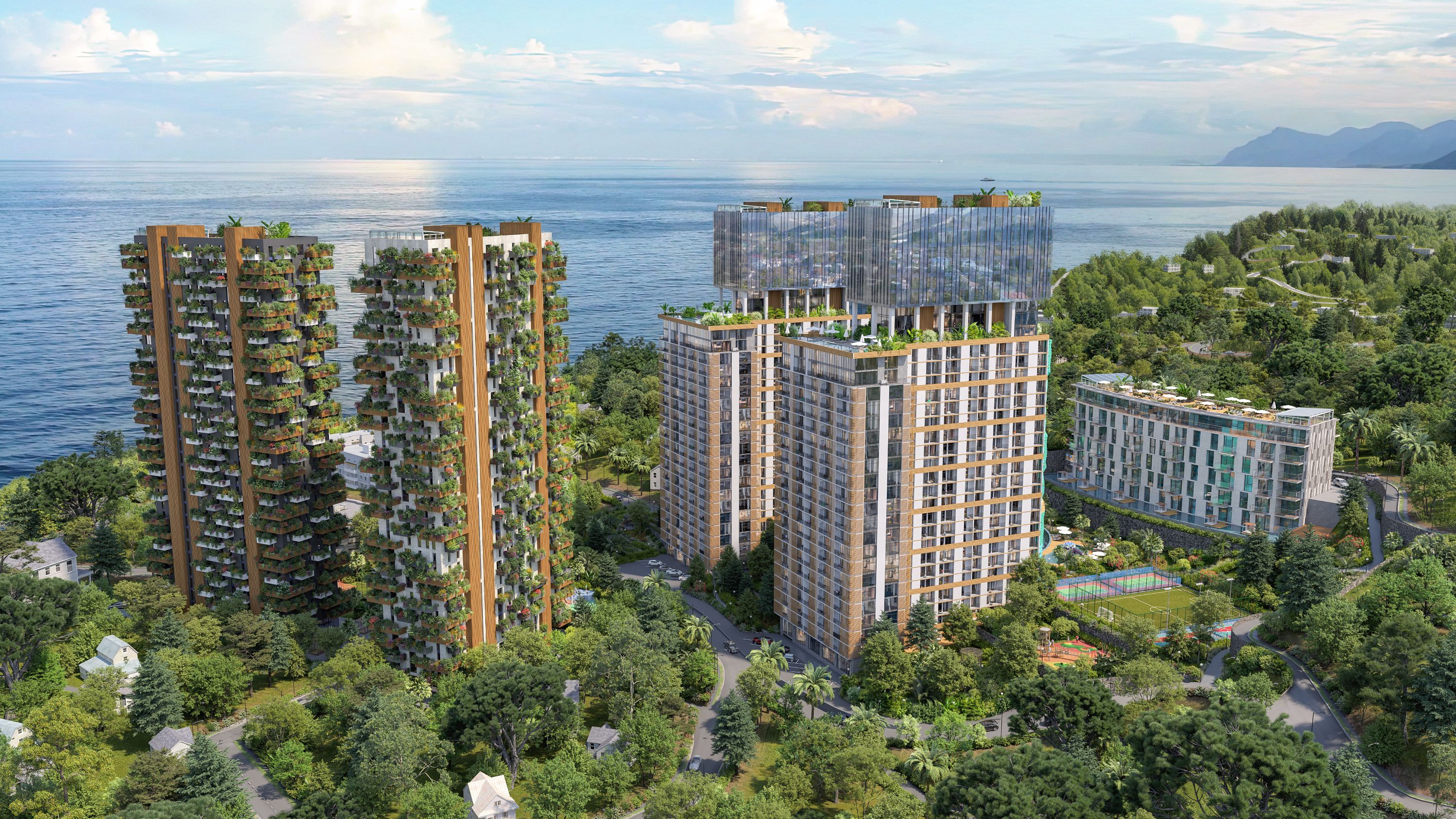 Aparthotels in Batumi with Sea Views