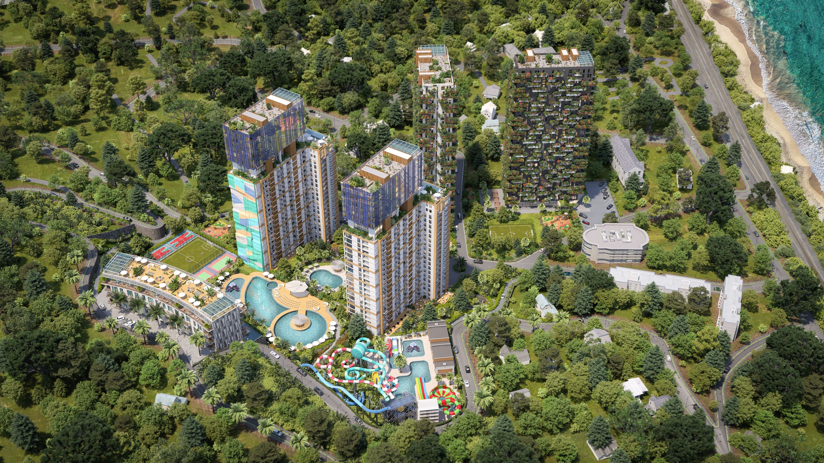Aparthotels in Batumi with Sea Views