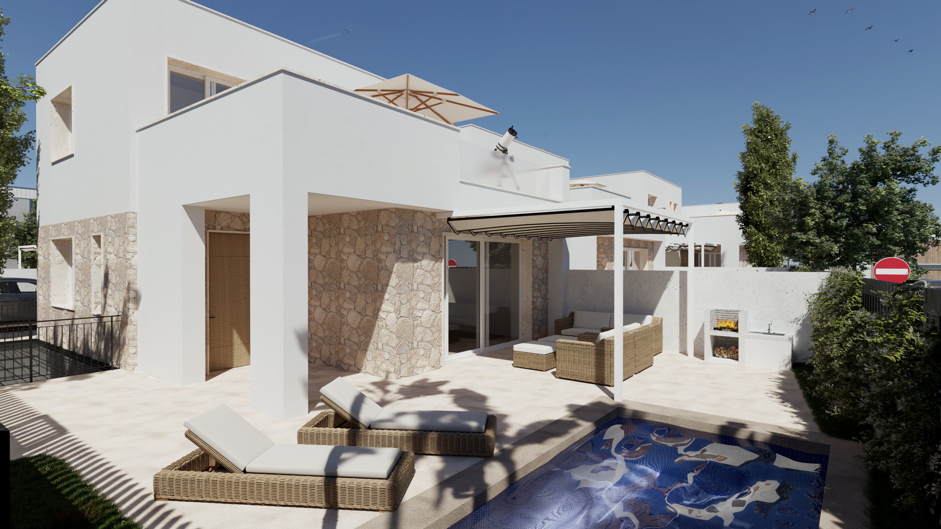 Maison jumelée Hondón de las Nieves Alicante intérieur Espagne