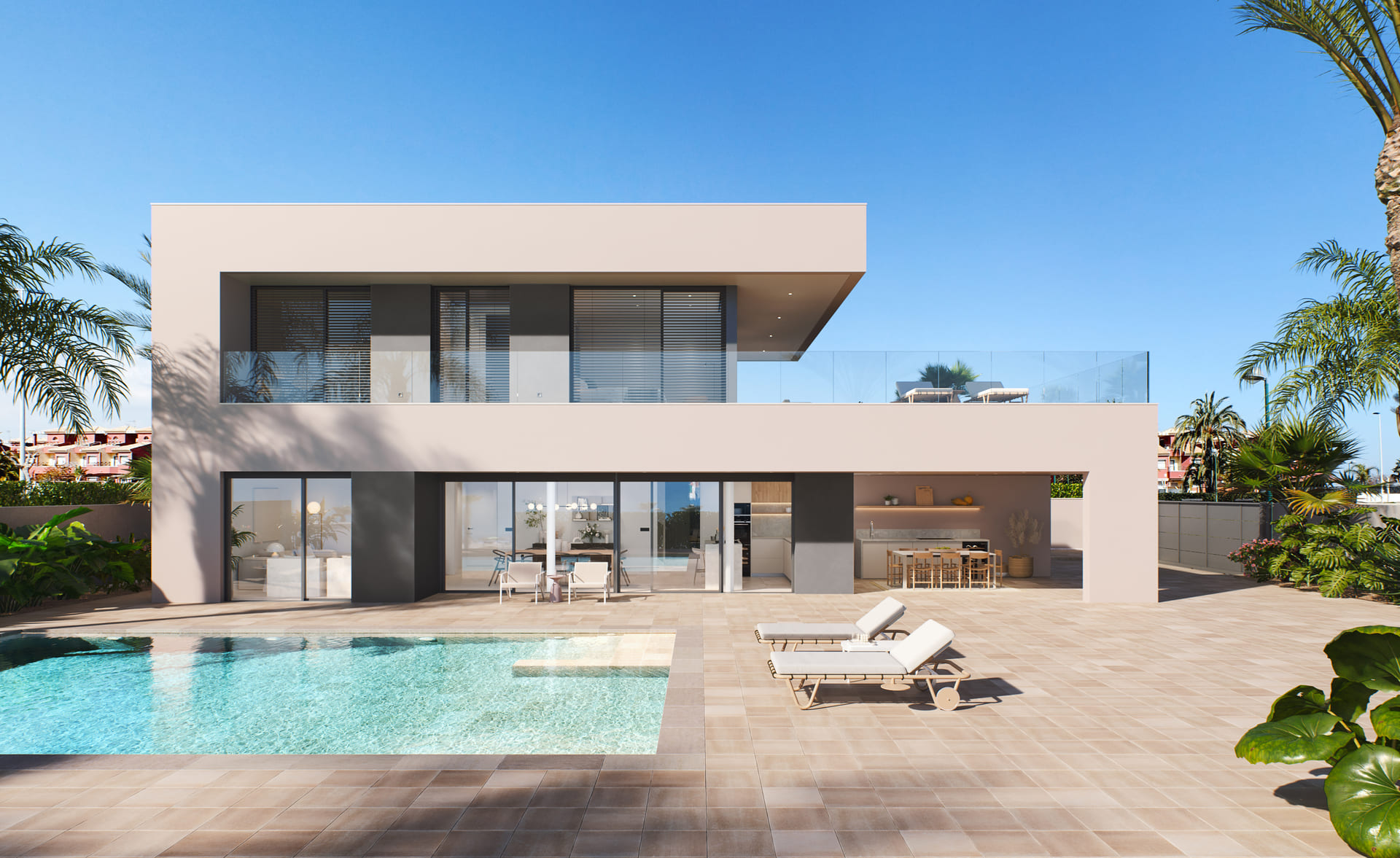 Villas la Zenia in Orihuela Costa - eksteriør foto 1