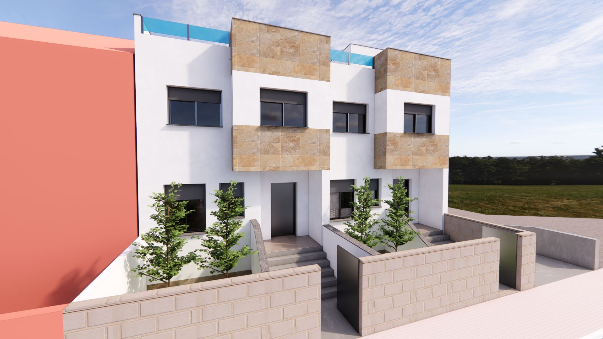 3 slaapkamer townhouse in Bigastro