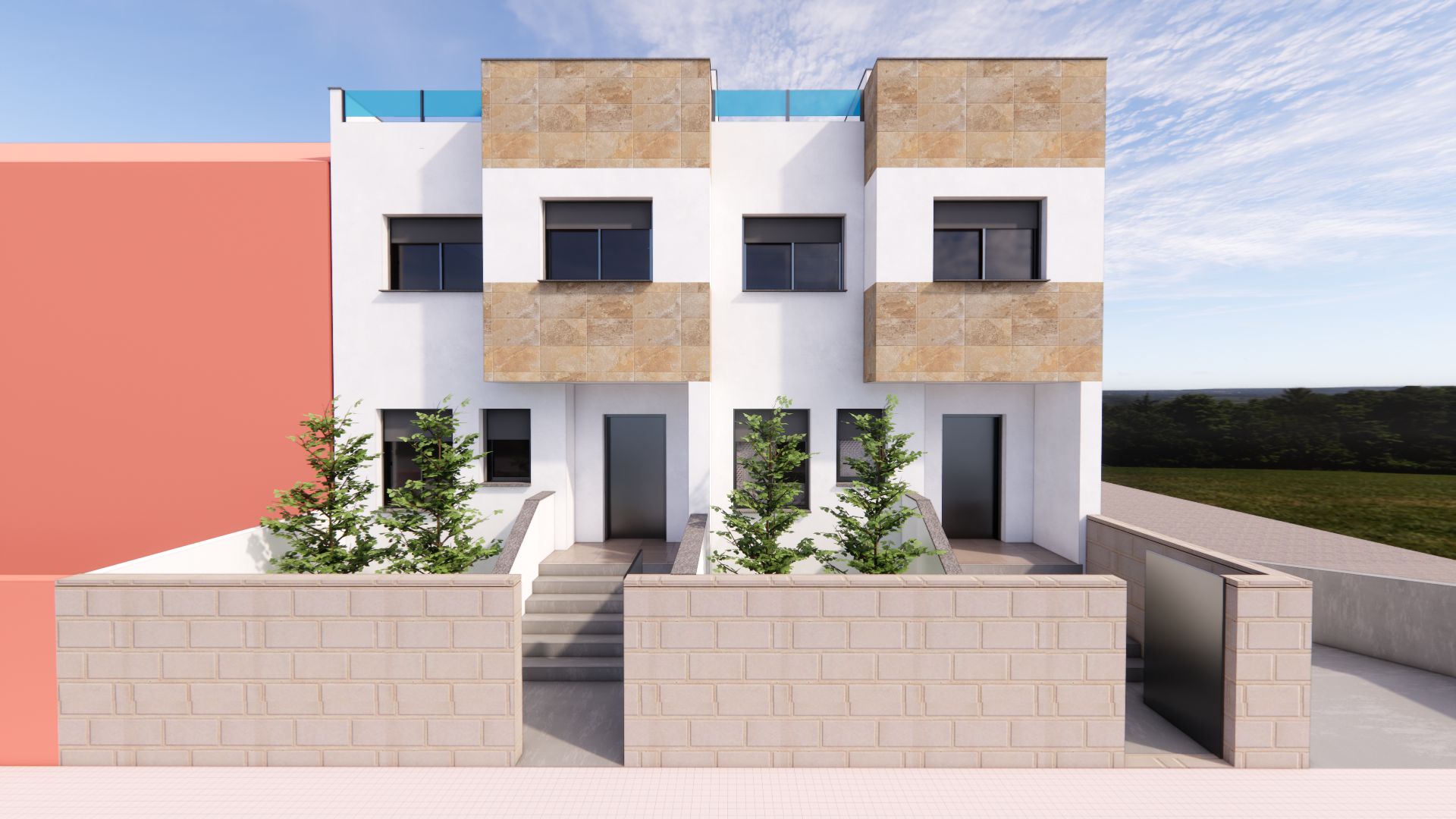 3 slaapkamer townhouse in Bigastro