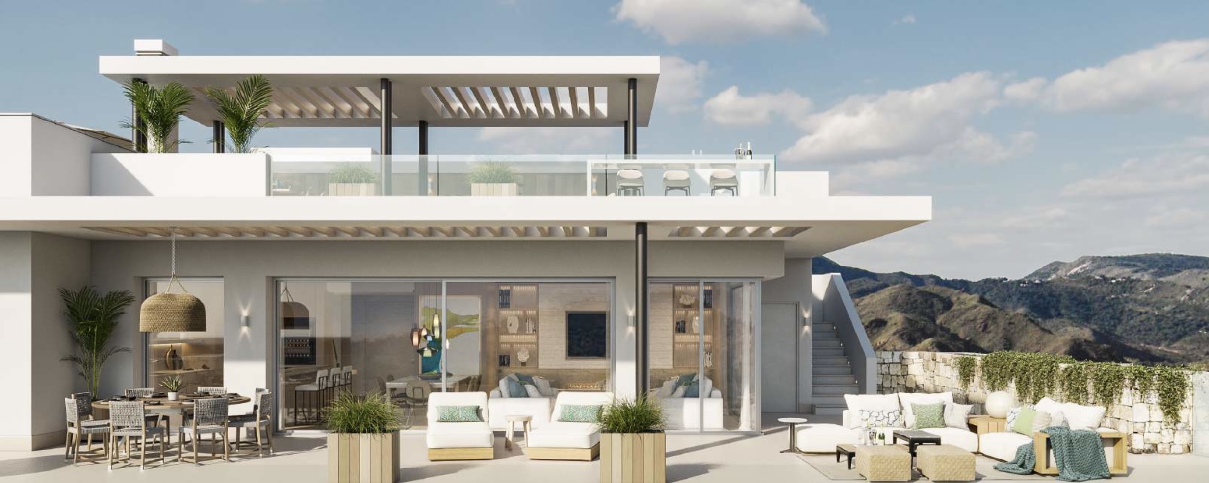 3 slaapkamer appartement in Ojén