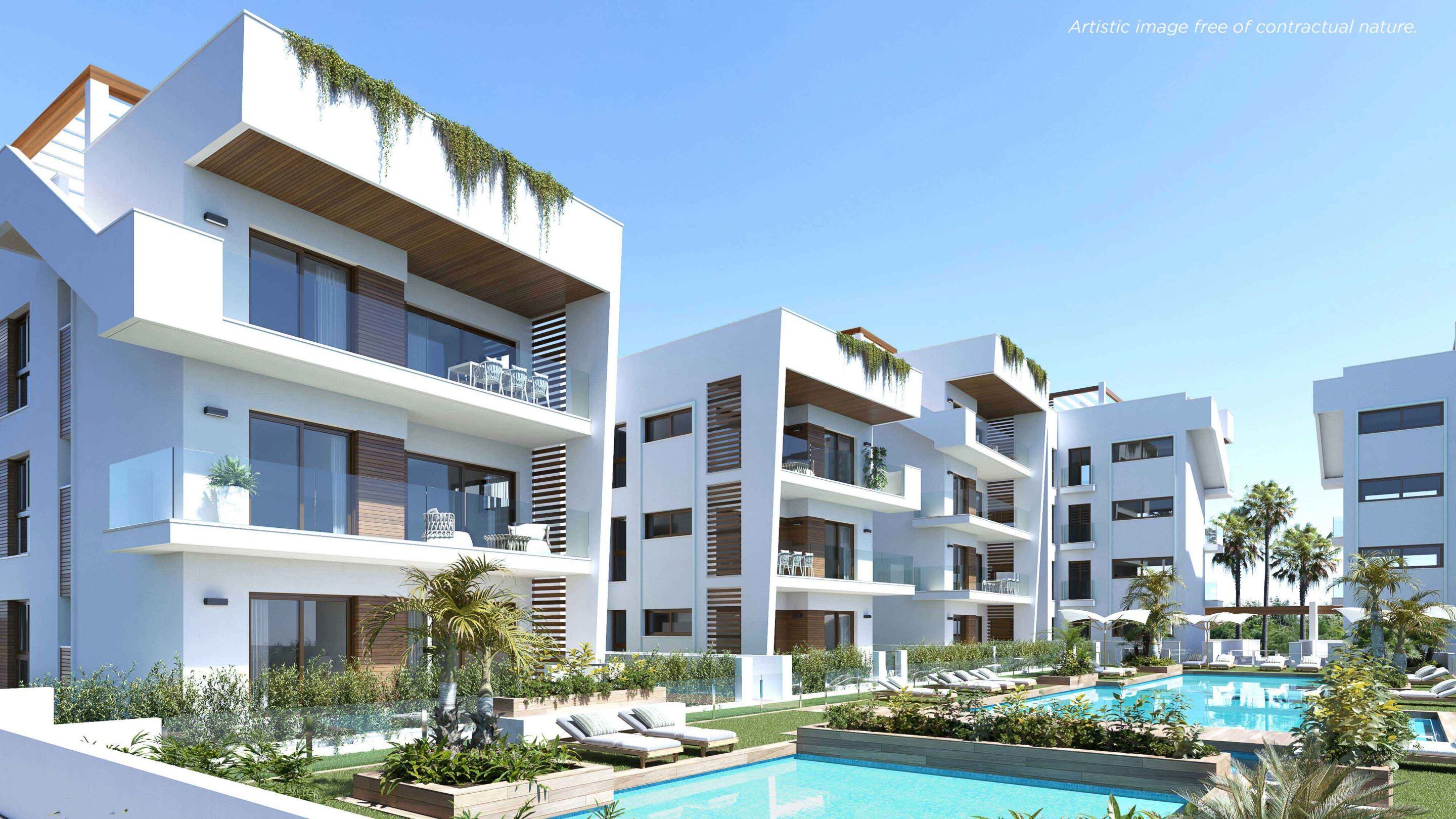 Residencial Iconic in Los Alcázares - eksteriør foto 1