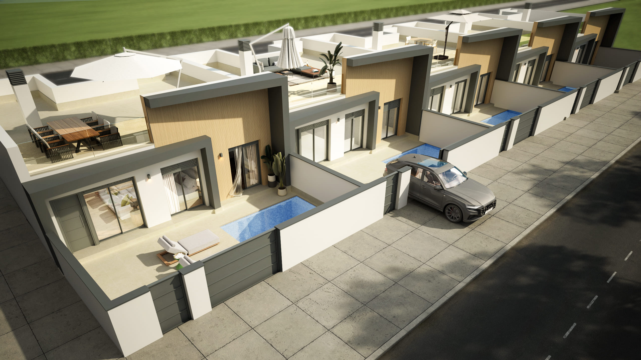 3 slaapkamer townhouse in Avileses