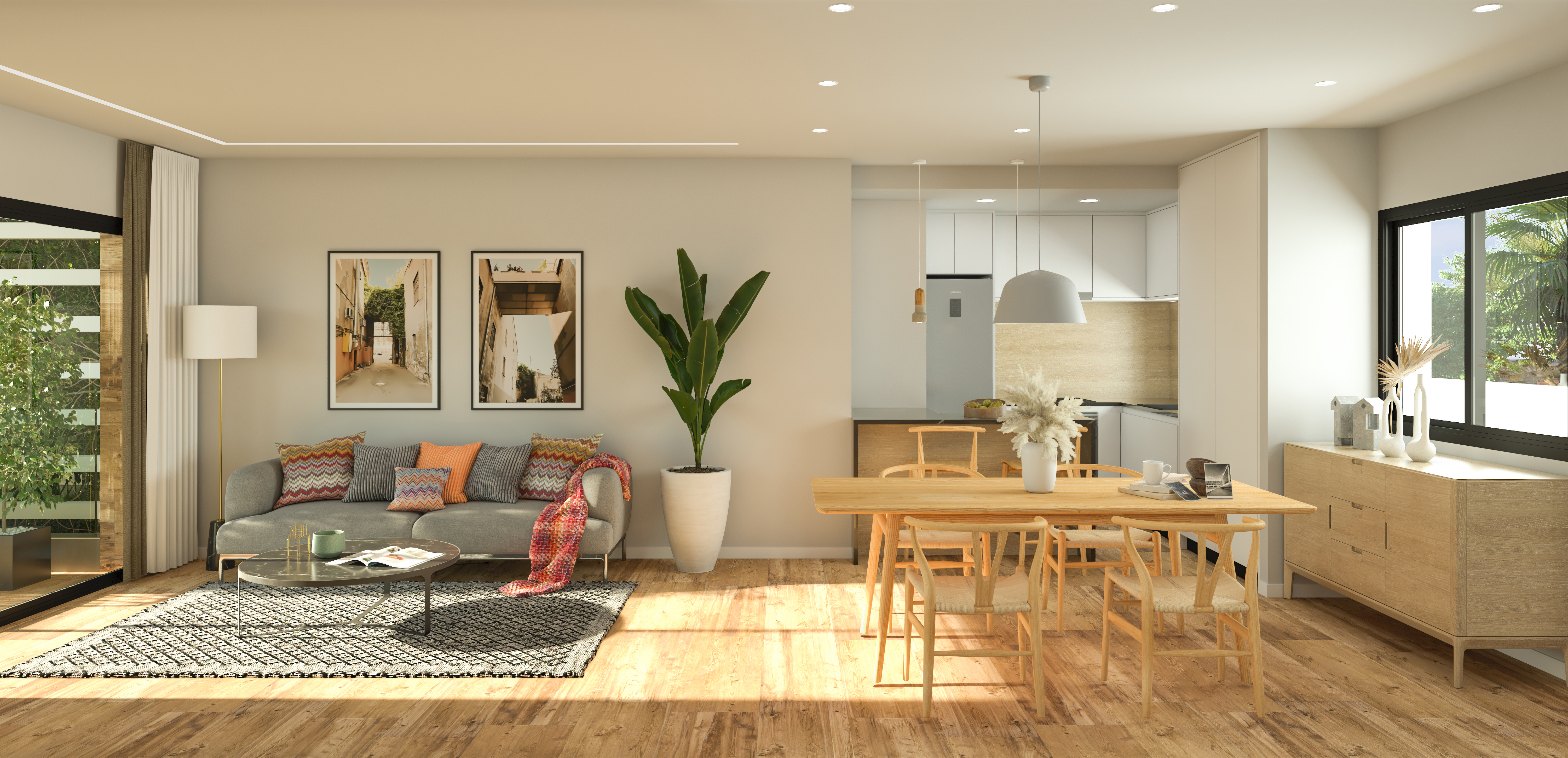 3 Bedroom, 2 Bathroom Apartment in {
