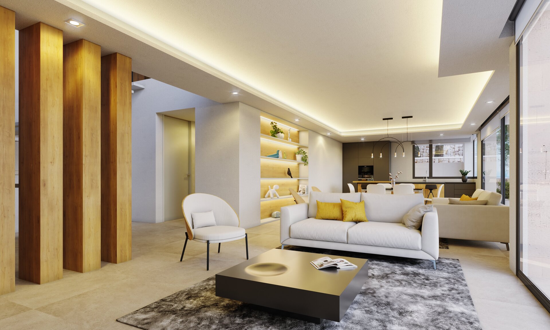 Residencial Plus Jazmines - Villa Rubik in Cumbre del Sol - wnętrze zdjęcie 4