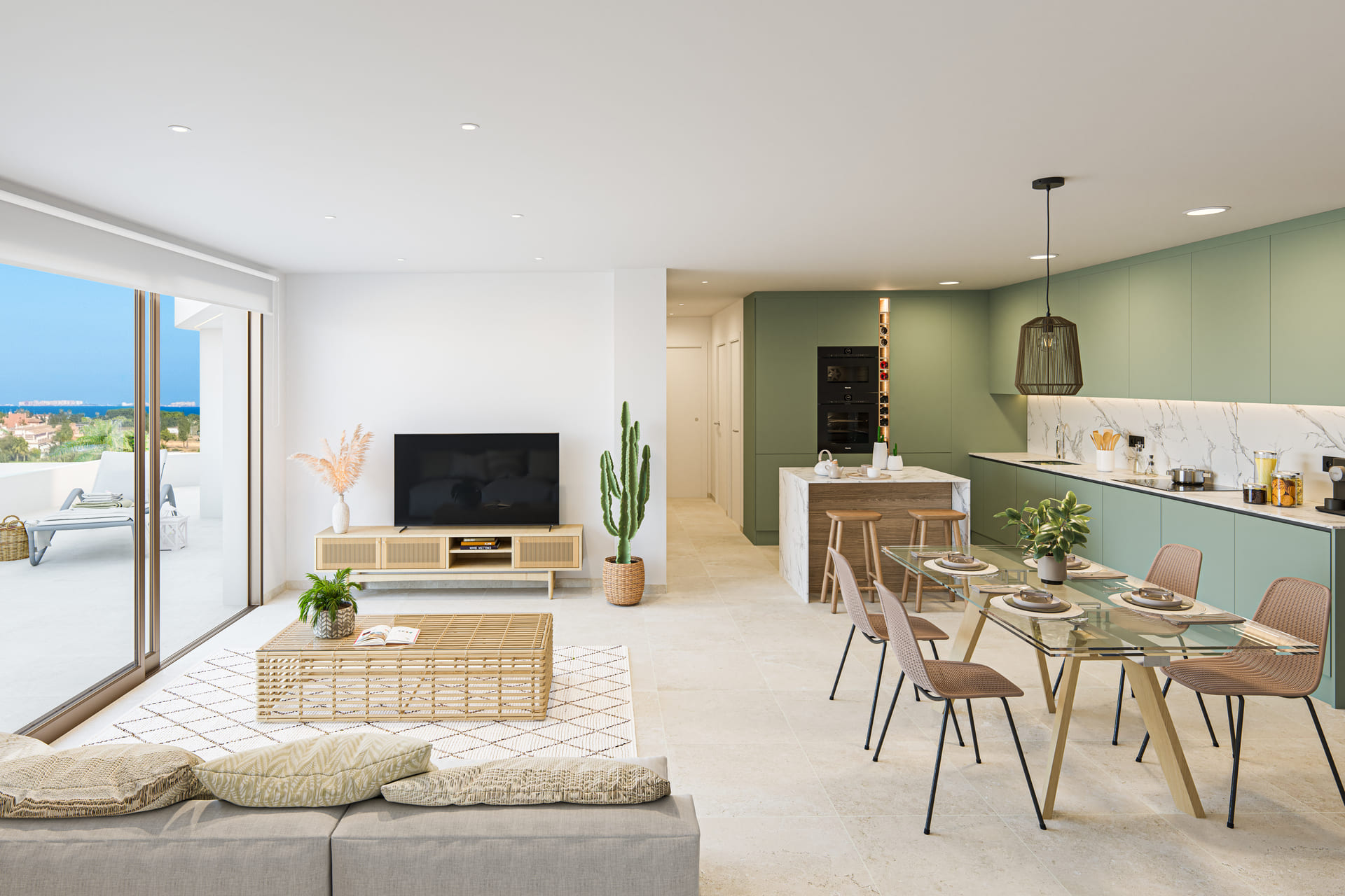 2 Bedroom, 2 Bathroom Apartment in {