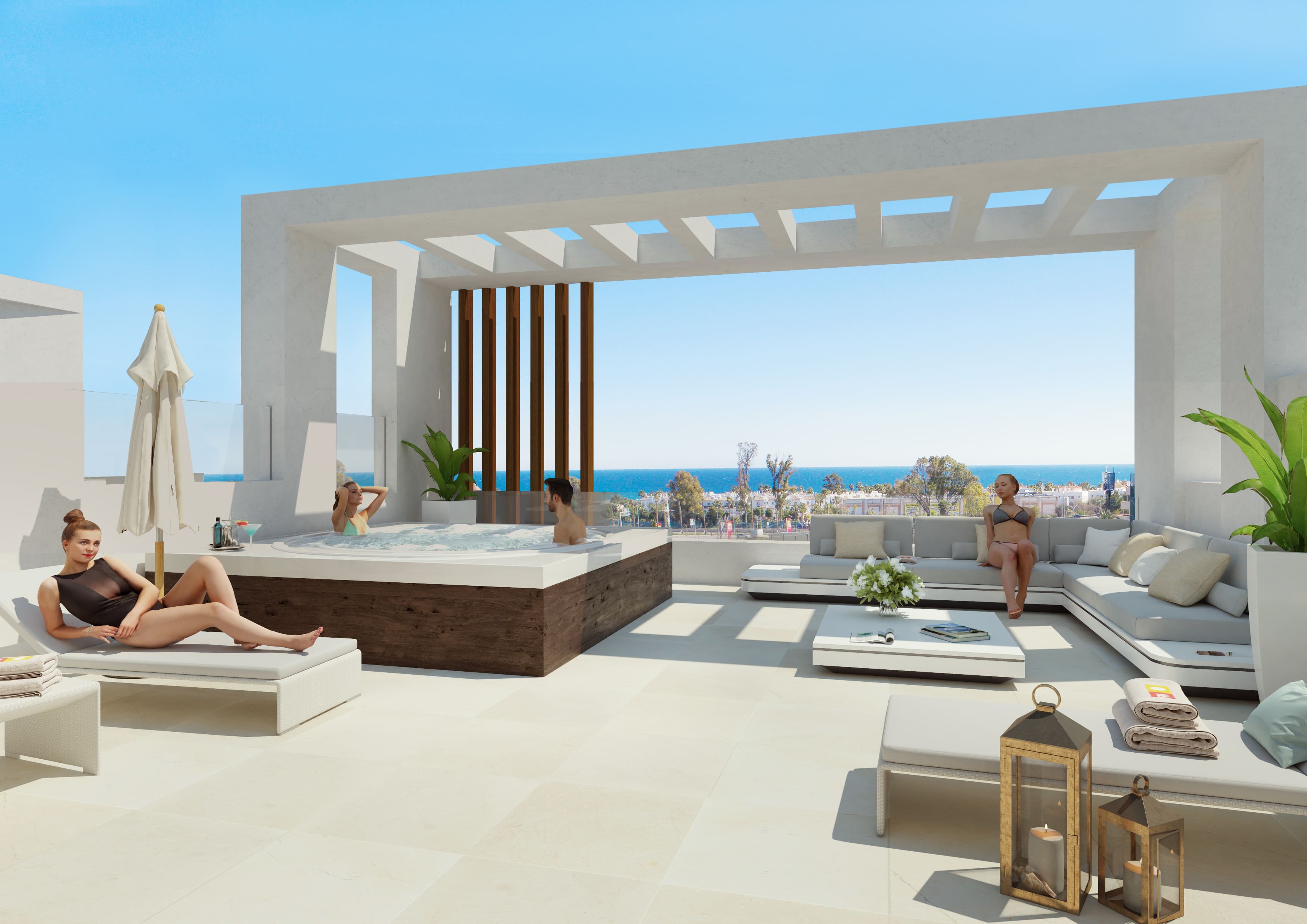 3 slaapkamer townhouse in Las Lagunas de Mijas