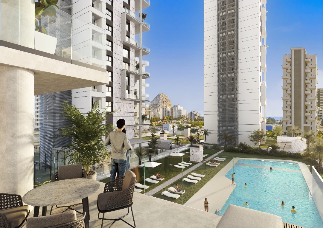3 slaapkamer penthouse in Calpe