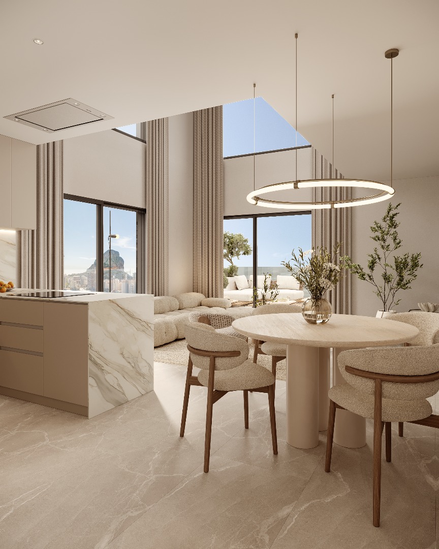 3 slaapkamer penthouse in Calpe