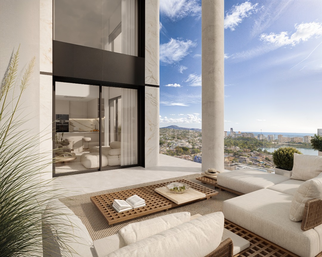 3 slaapkamer penthouse in Calpe