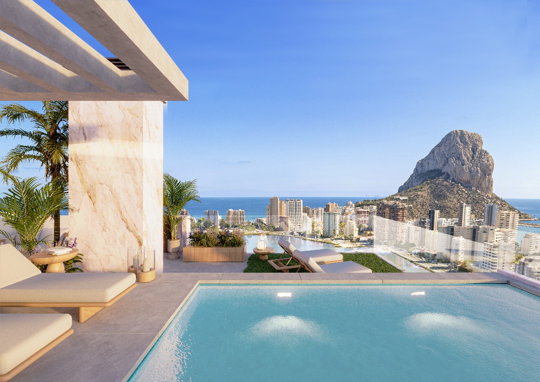3 slaapkamer penthouse in Calpe