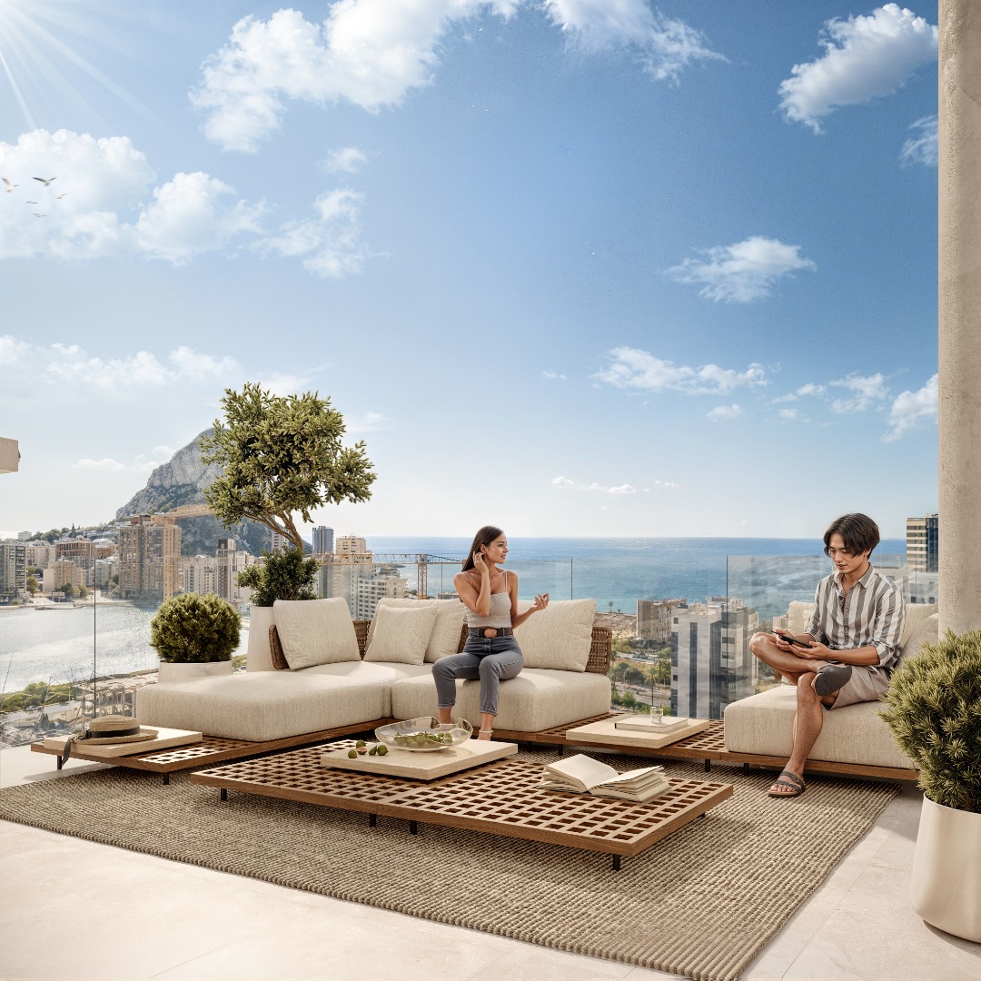 3 slaapkamer penthouse in Calpe