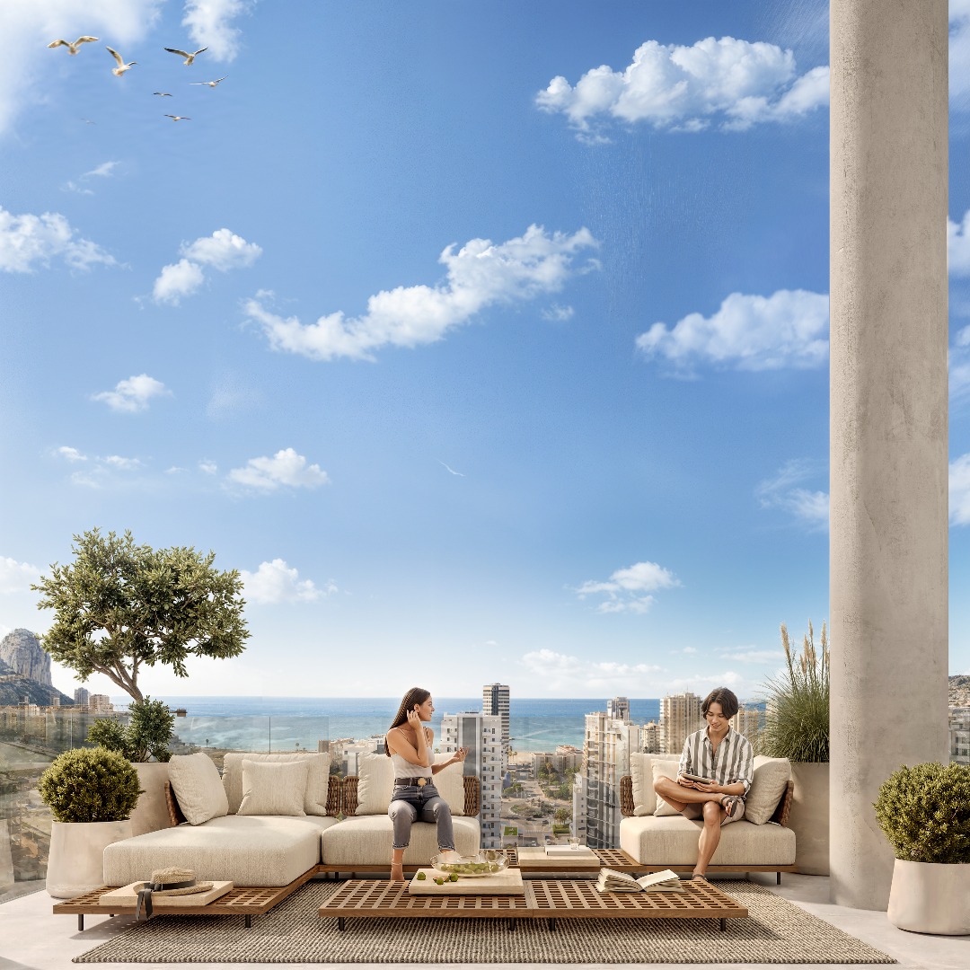 3 slaapkamer penthouse in Calpe