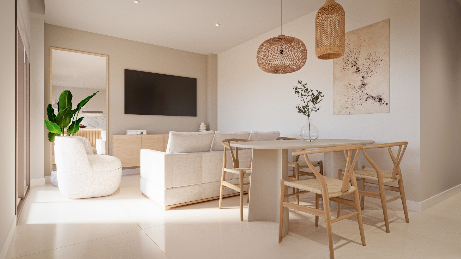 3 slaapkamer penthouse in Corvera