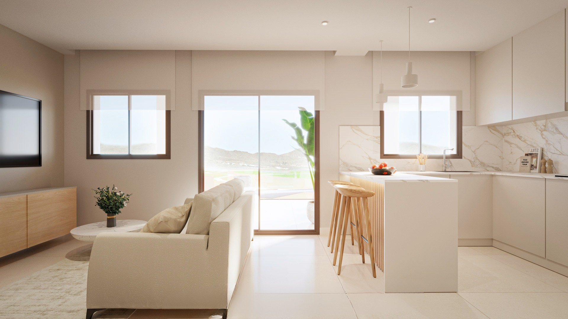3 slaapkamer penthouse in Corvera