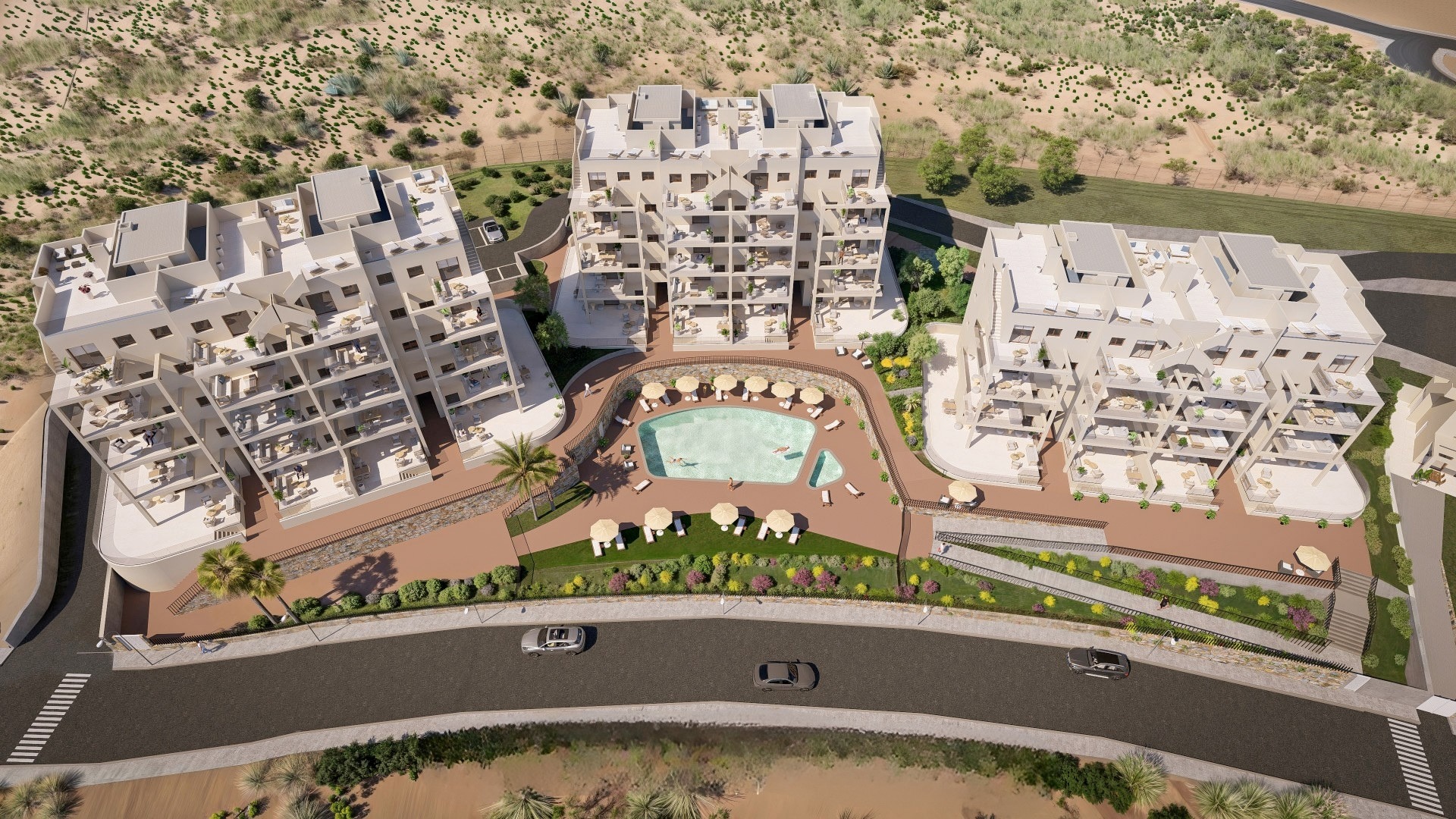 3 slaapkamer penthouse in Corvera