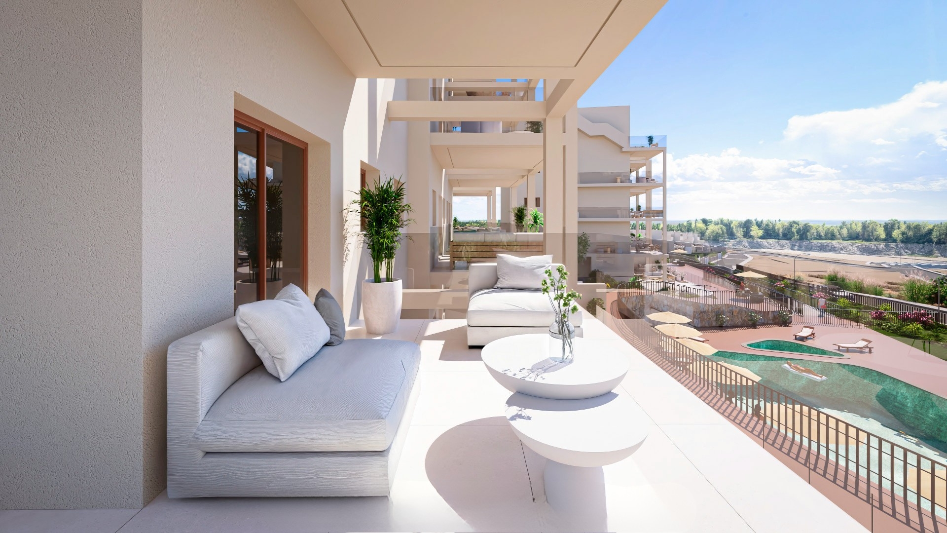 3 slaapkamer penthouse in Corvera