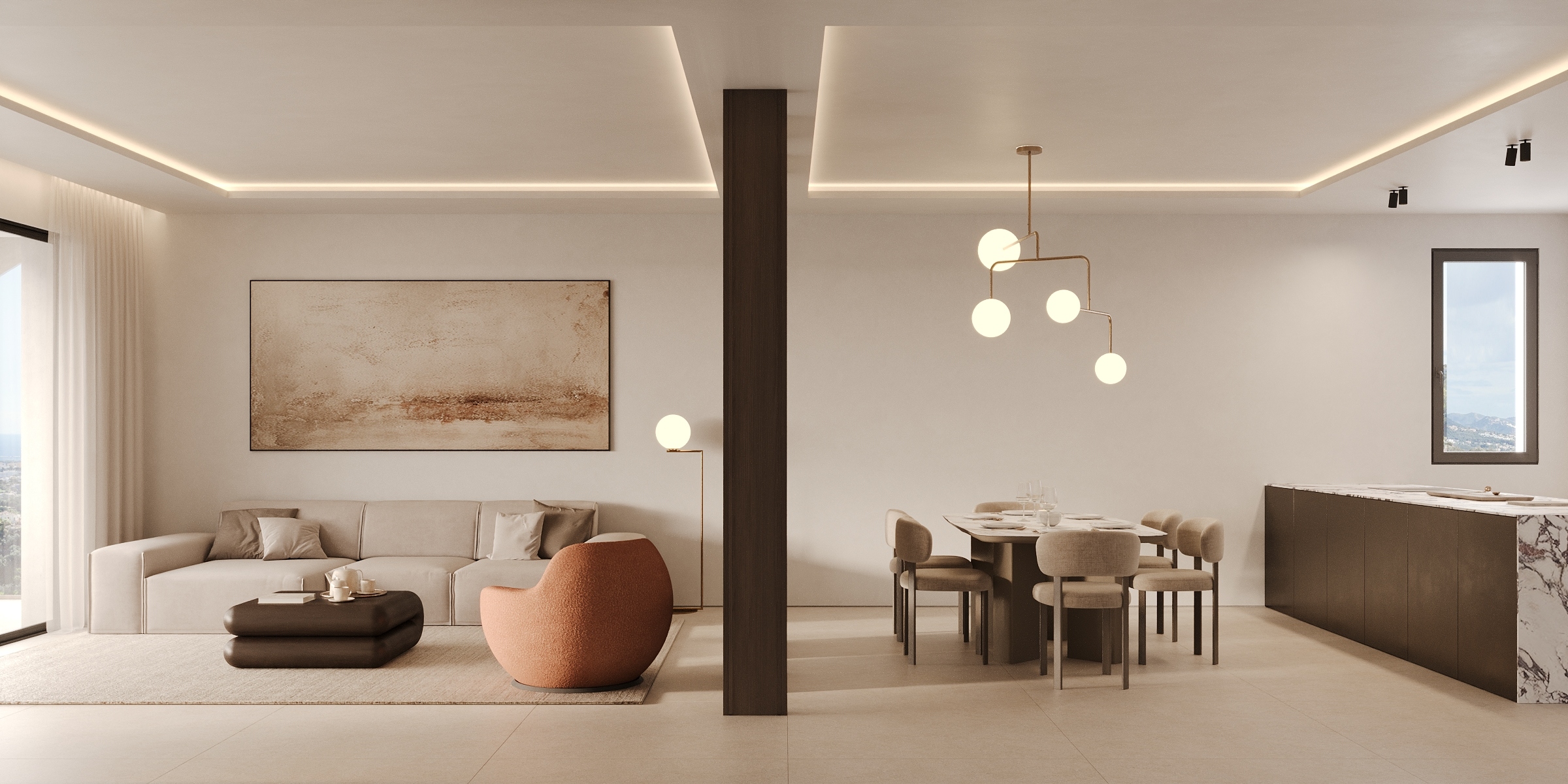 2 slaapkamer penthouse in Estepona