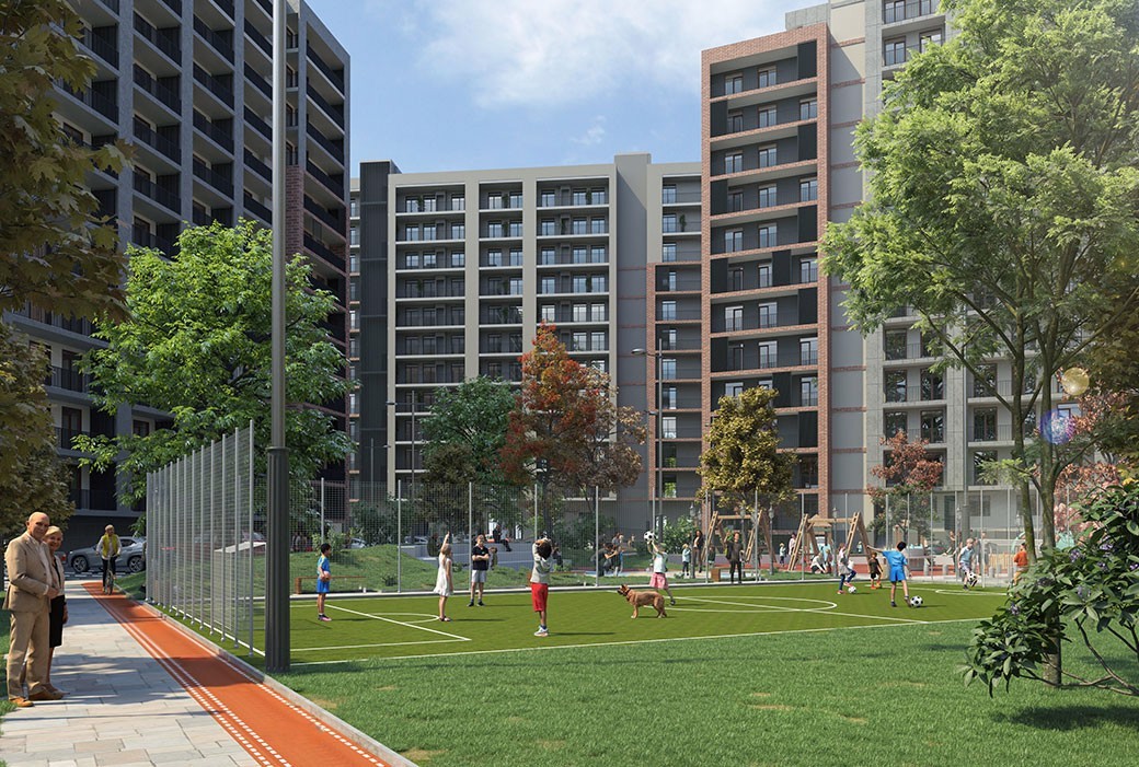 Apartments in Tbilisi with Terrace and Common Areas