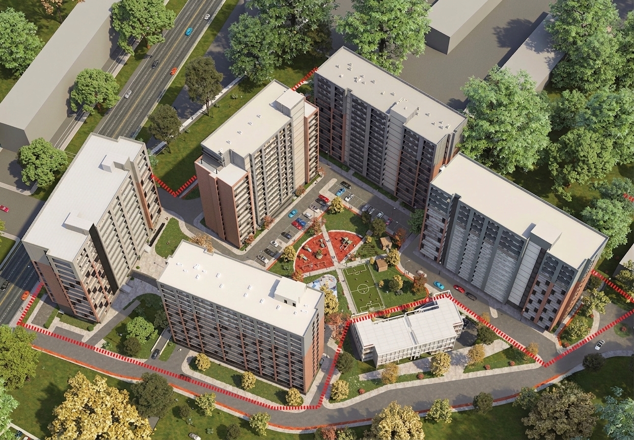 Apartments in Tbilisi with Terrace and Common Areas