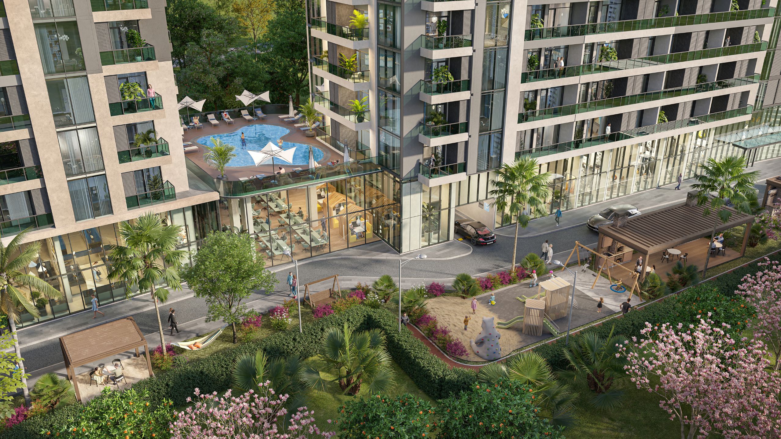Residential in Batumi with Sea Views