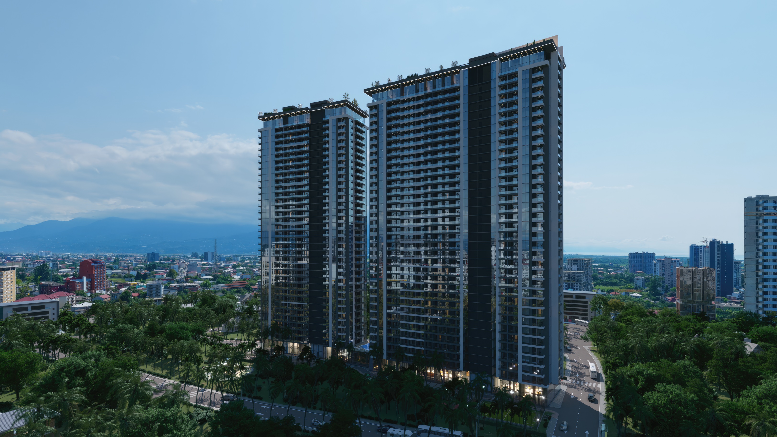 Residential in Batumi with Sea Views