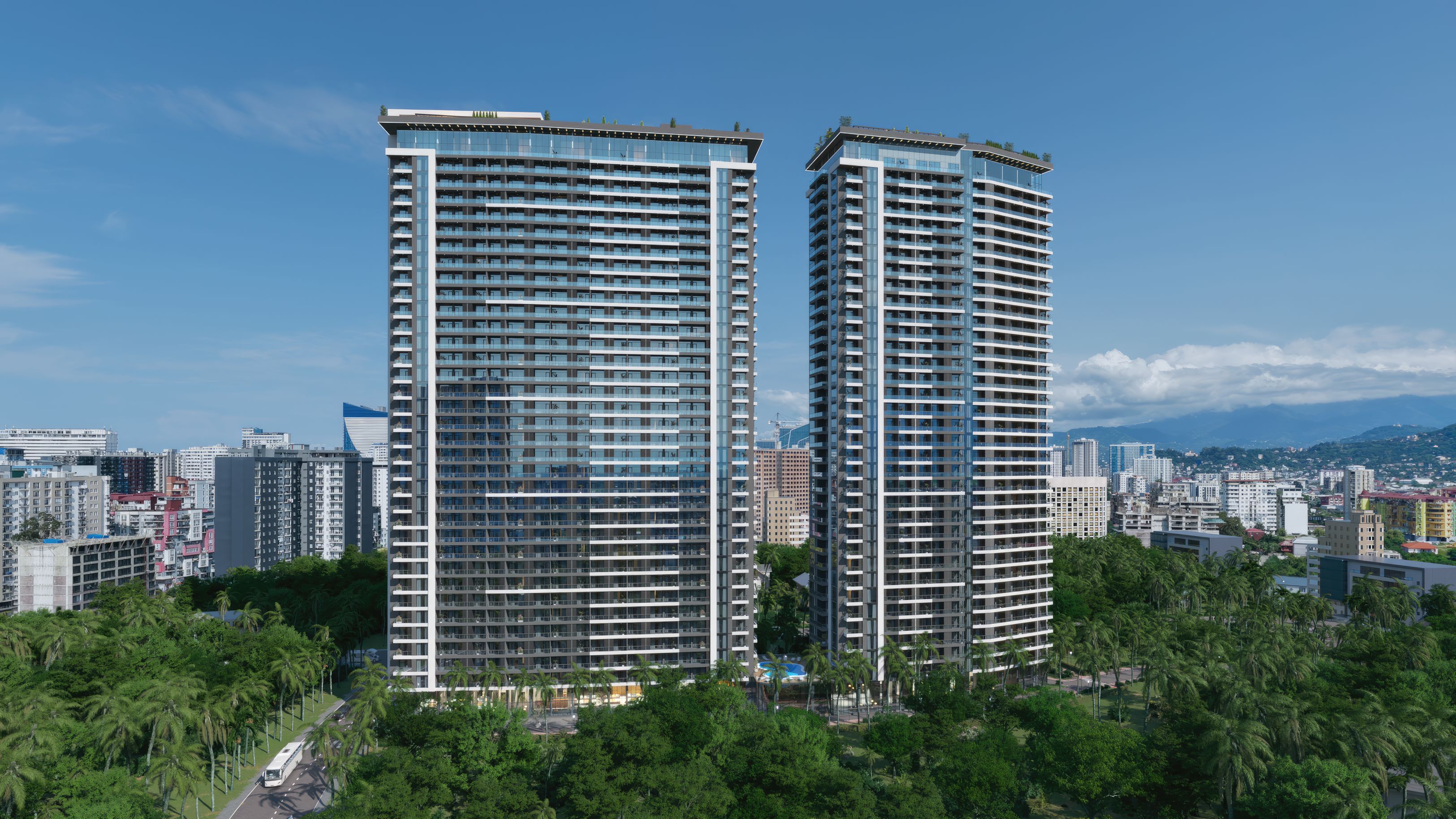 Residential in Batumi with Sea Views