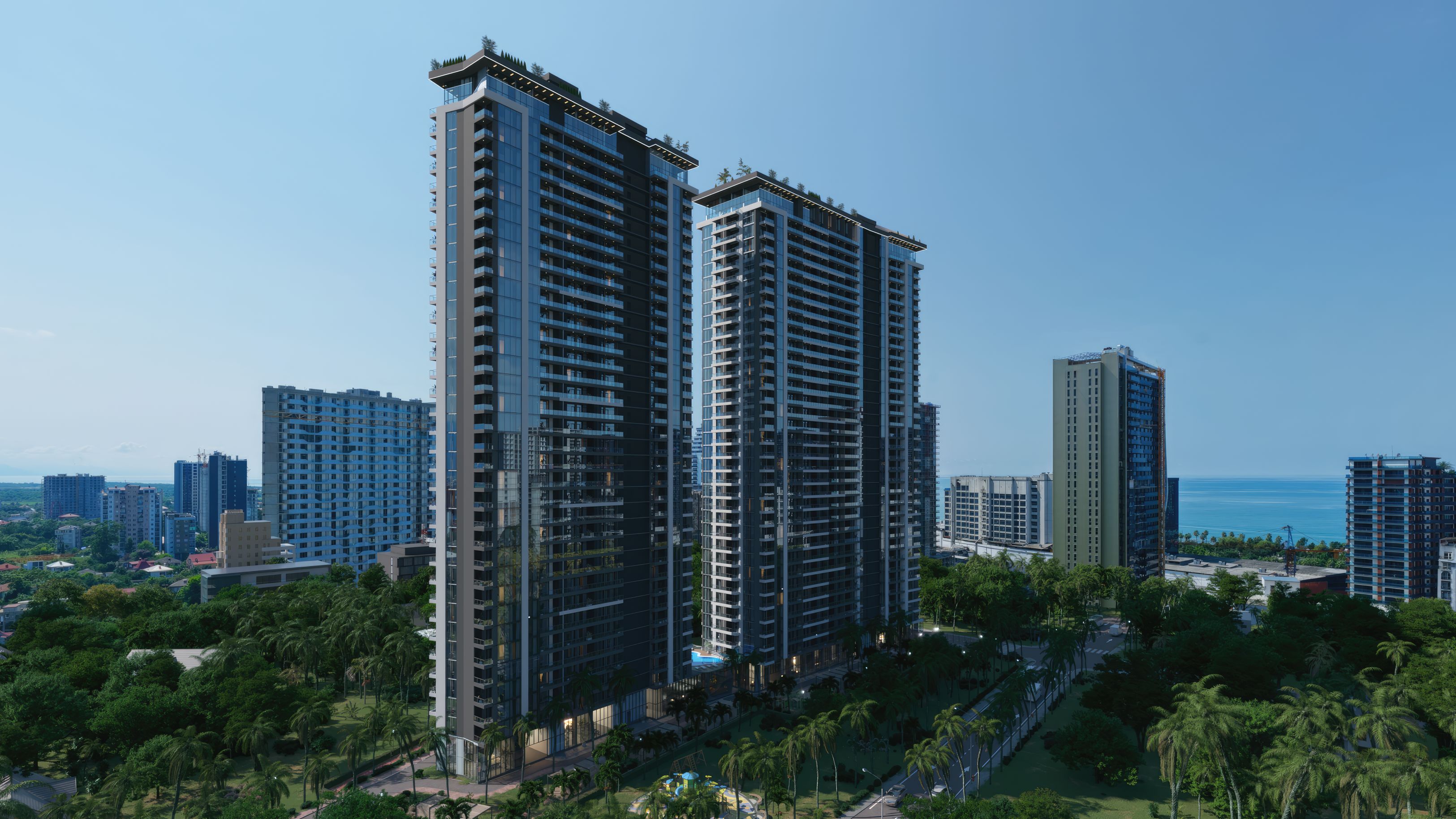 Residential in Batumi with Sea Views