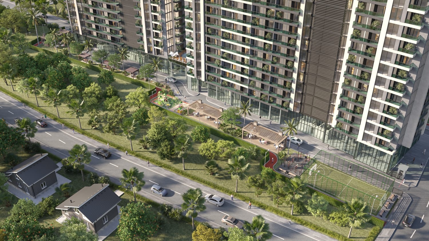 Residential in Batumi with Sea Views