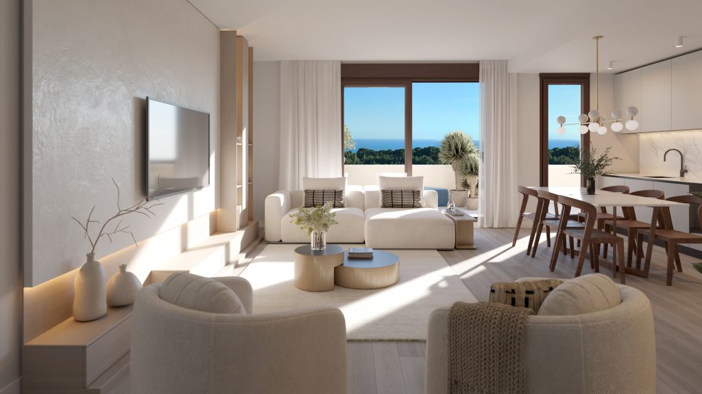 3 slaapkamer penthouse in Las Lagunas de Mijas