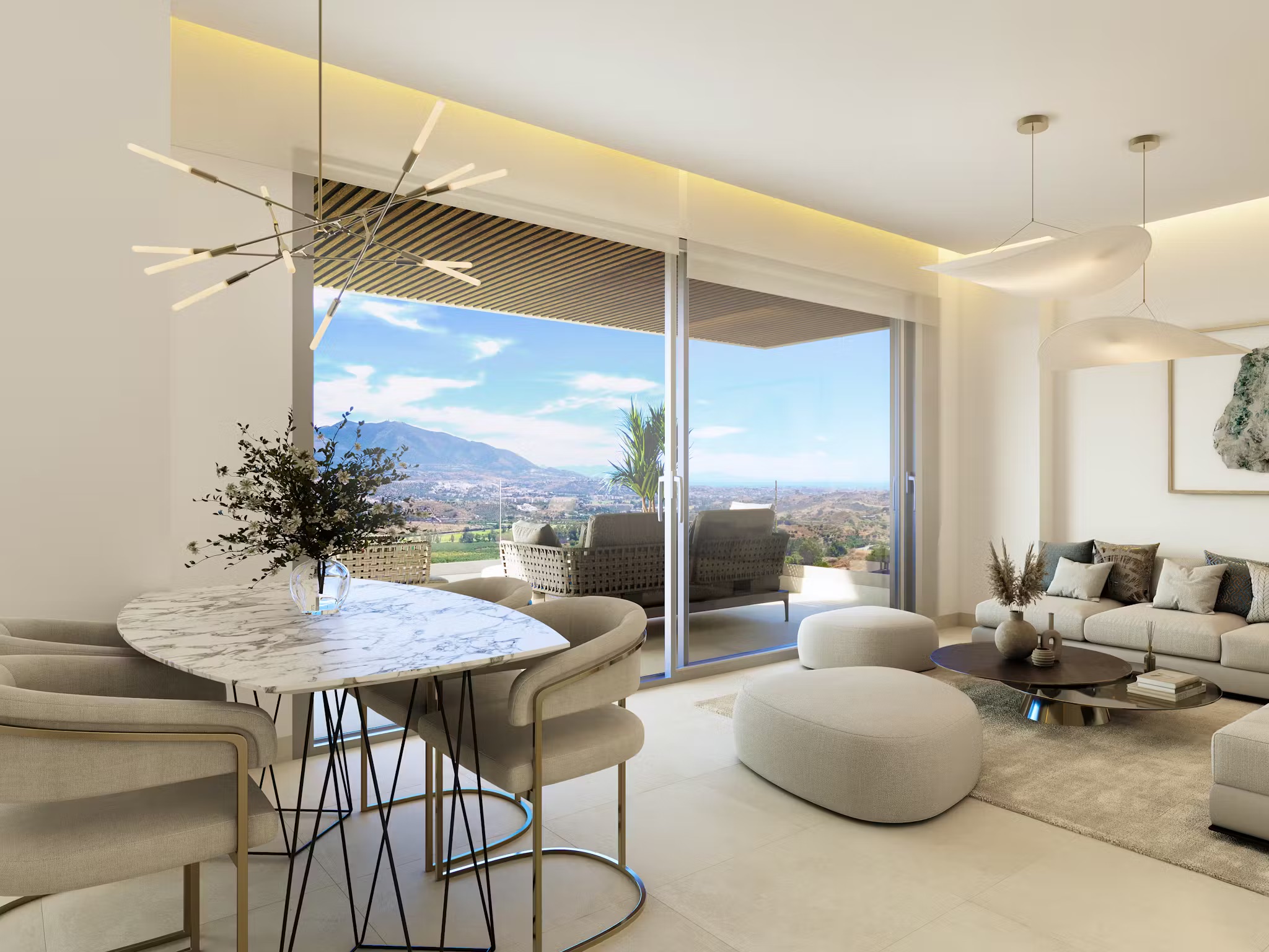 2 slaapkamer penthouse in Mijas