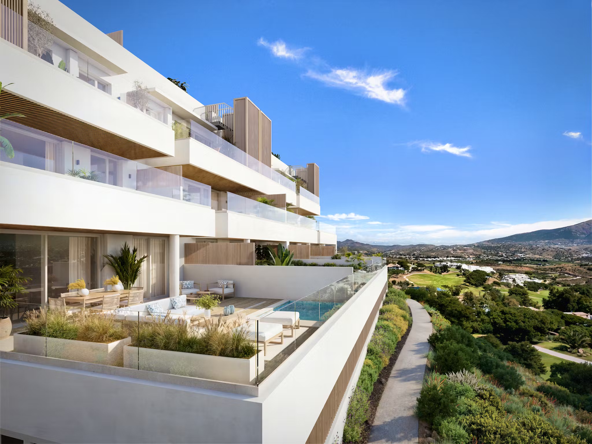 2 slaapkamer penthouse in Mijas