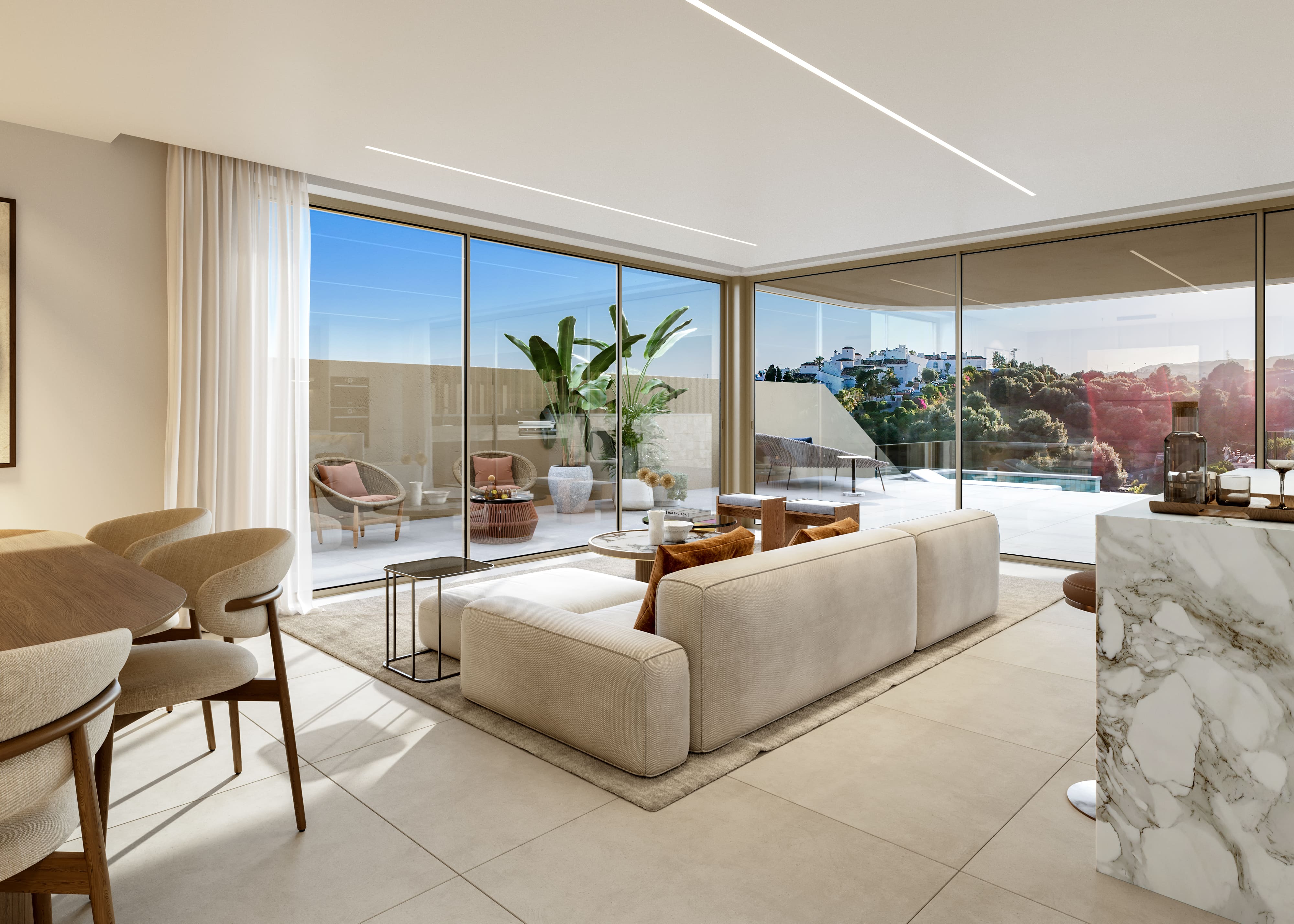 3 slaapkamer townhouse in Marbella