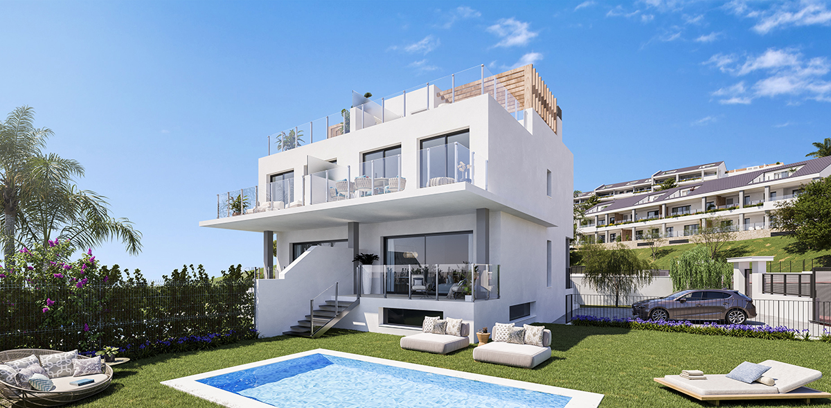 3 slaapkamer geschakelde villa in Benalmádena