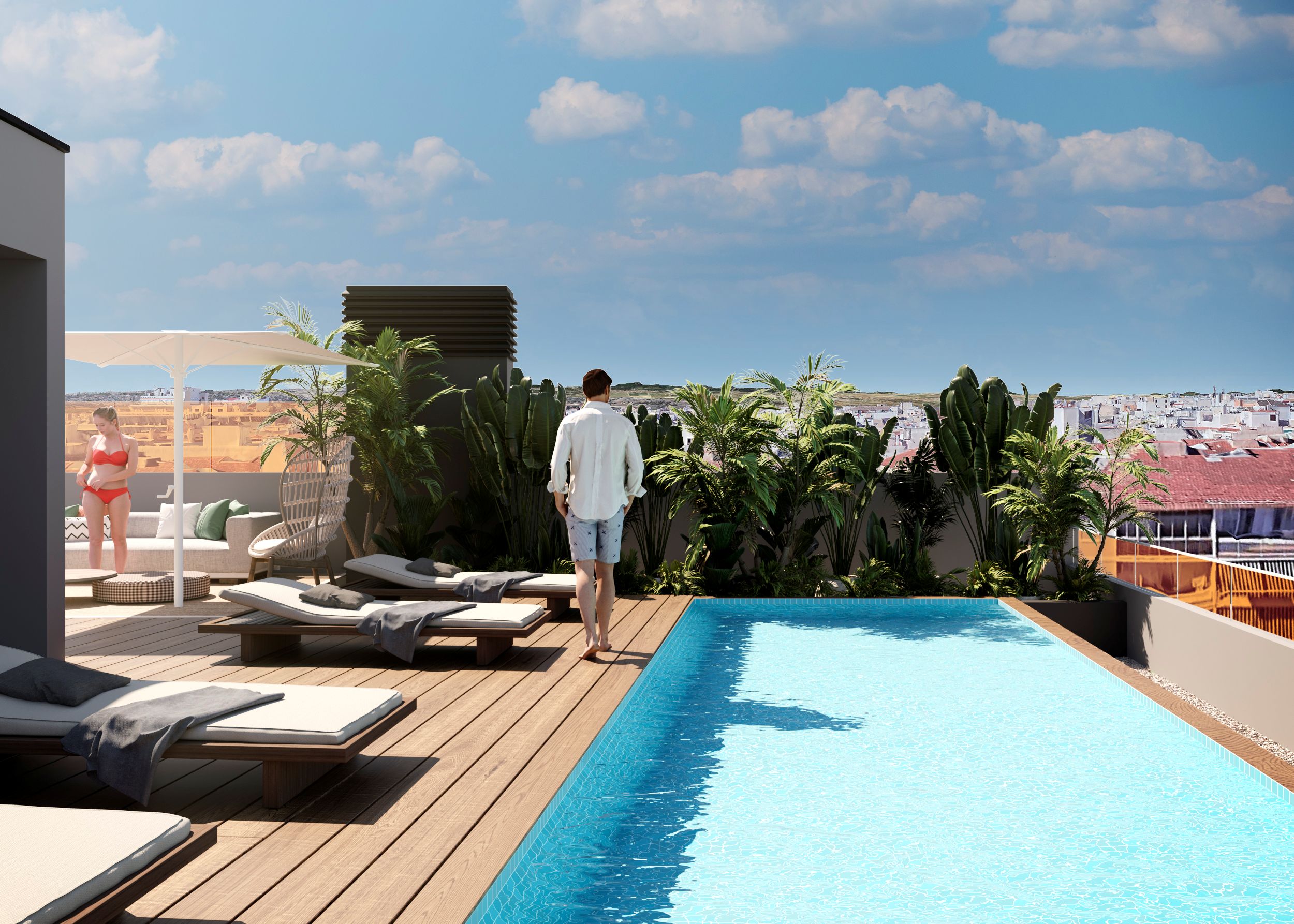 2 slaapkamer penthouse in Torrevieja