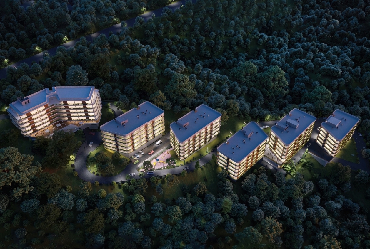 Apartments in Tbilisi with Terraces and Common Areas