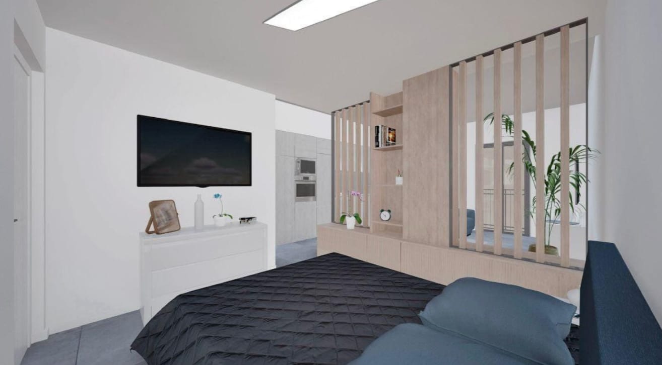 1 slaapkamer appartement in Cancelada