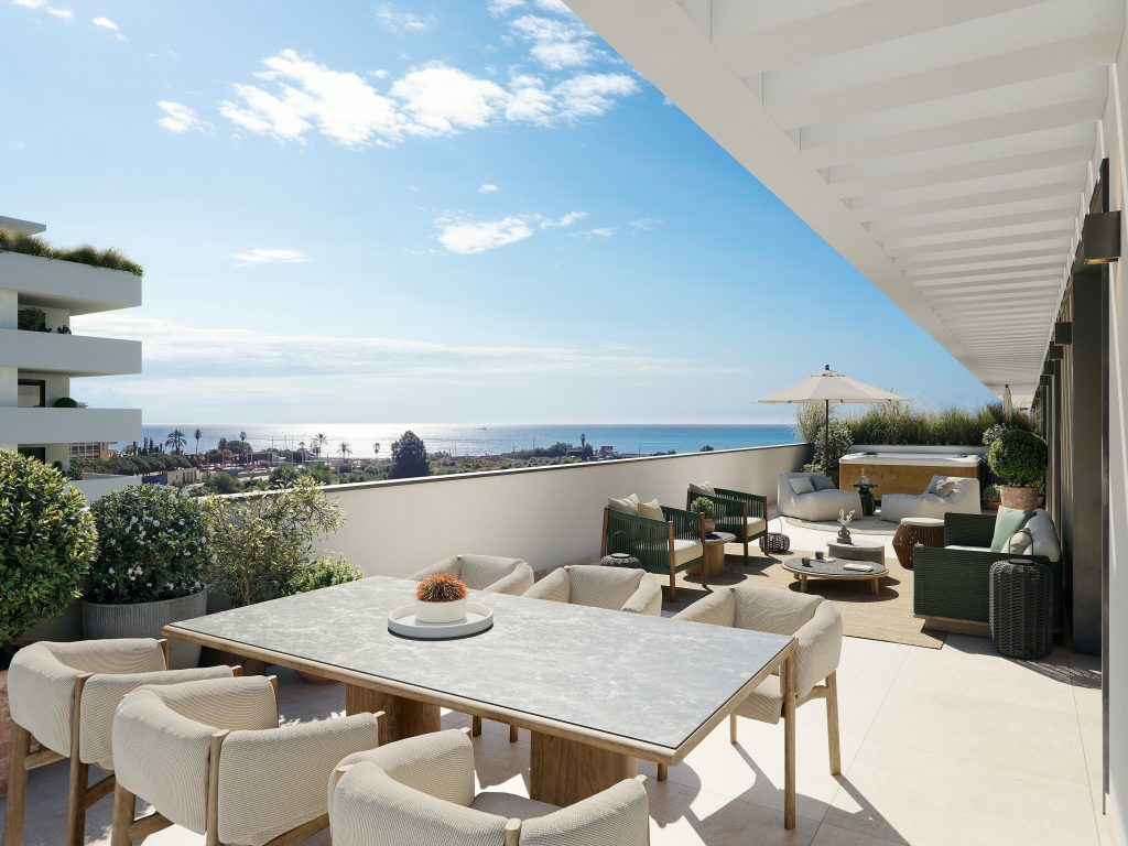 3 slaapkamer penthouse in Torre del Mar