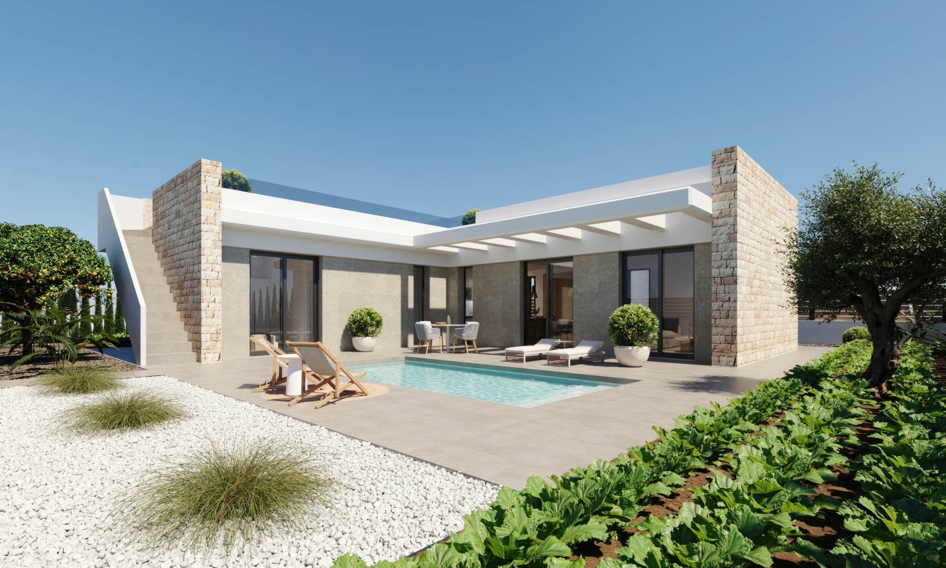 3 bedroom Villa in Hacienda del Alamo Golf in Medvilla Spanje