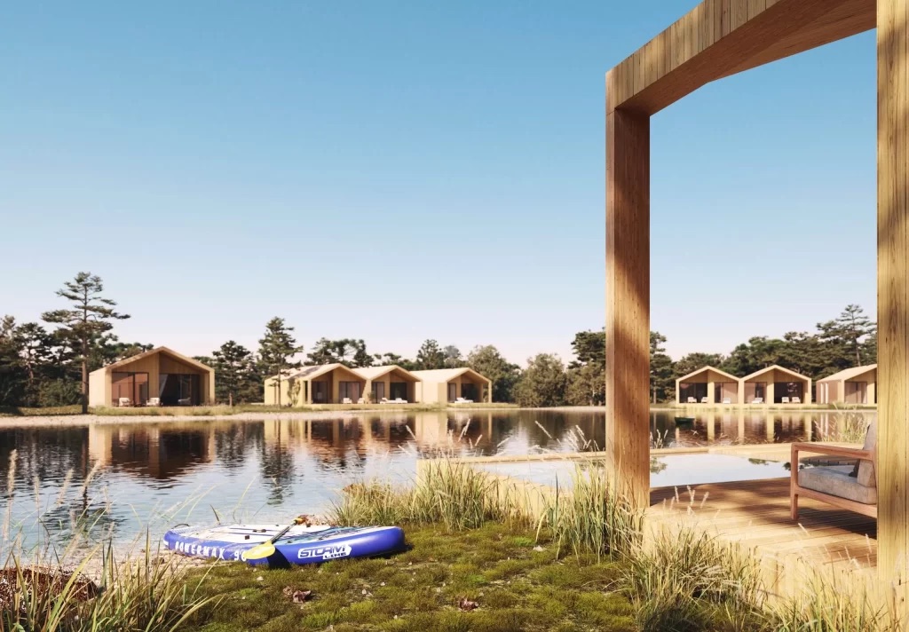 Townhouses in Nadadouro 1 km from the sea