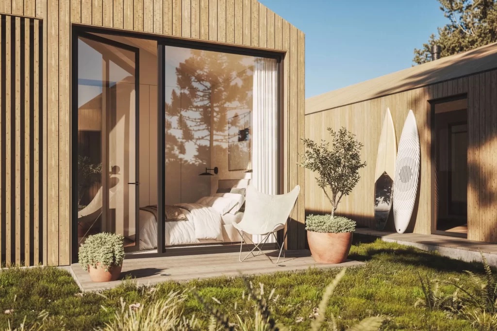 Townhouses in Nadadouro 1 km from the sea