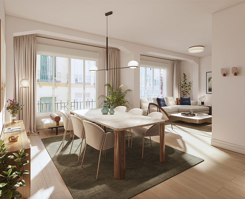 3 slaapkamer appartement in Málaga