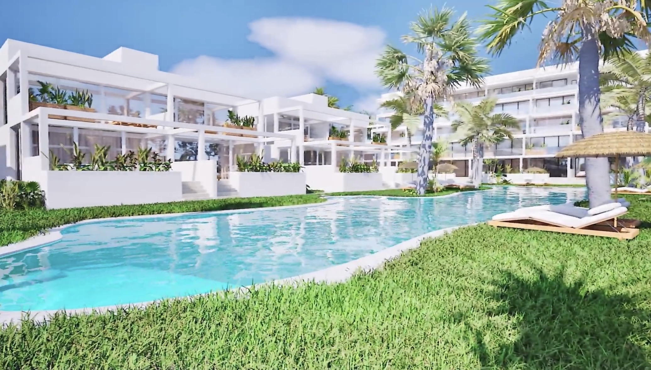 3 slaapkamer bungalow in Mar de Cristal