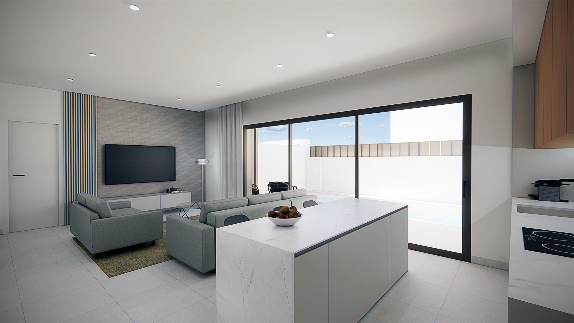 3 slaapkamer bungalow in Pilar de la Horadada