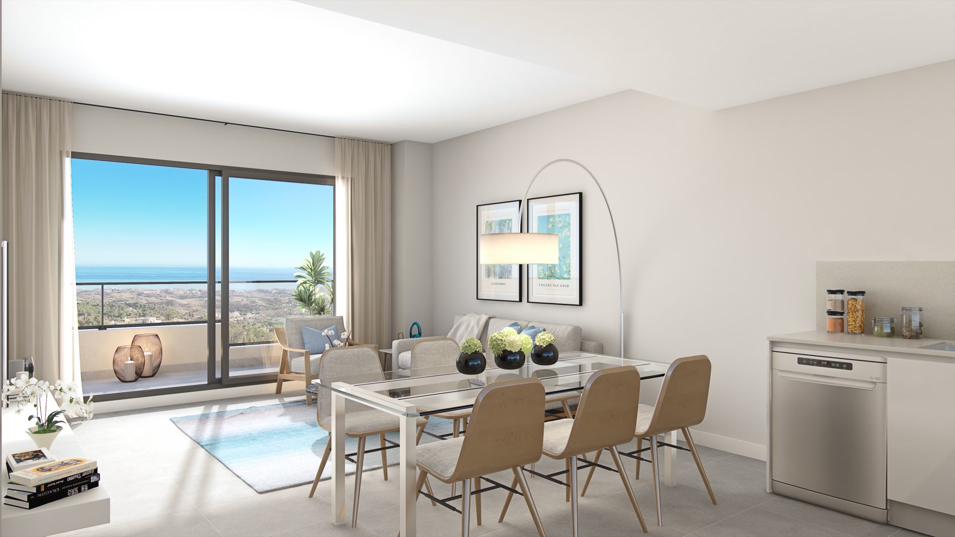 2 slaapkamer appartement in Mijas