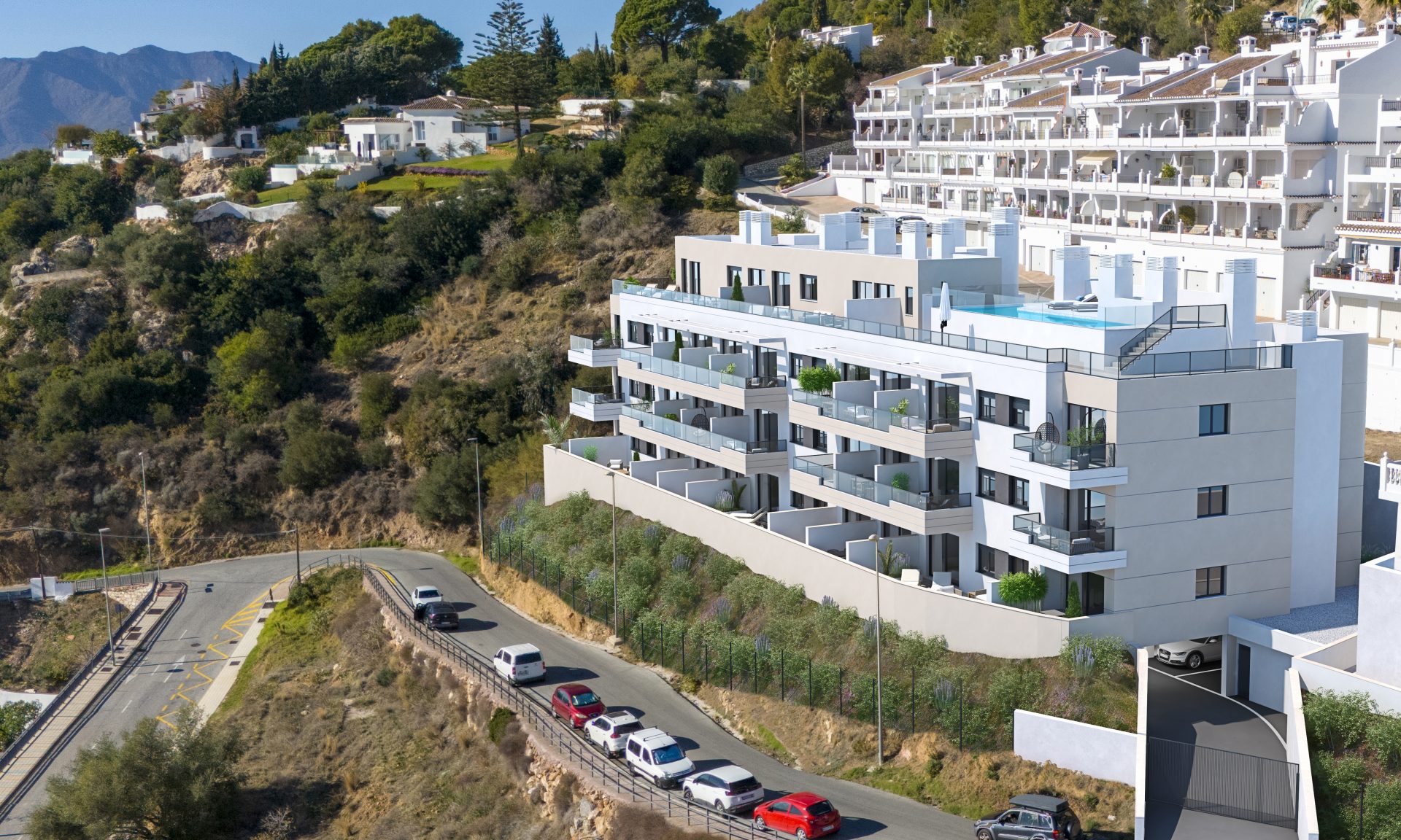 2 slaapkamer appartement in Mijas